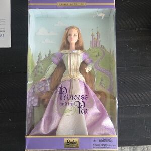 Barbie Princess and the Pea Collector Edition Doll - Purple and Gold Gown